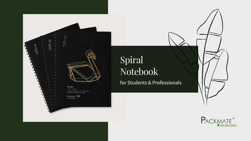 The spiral notebook is an ideal companion for both professionals and students.