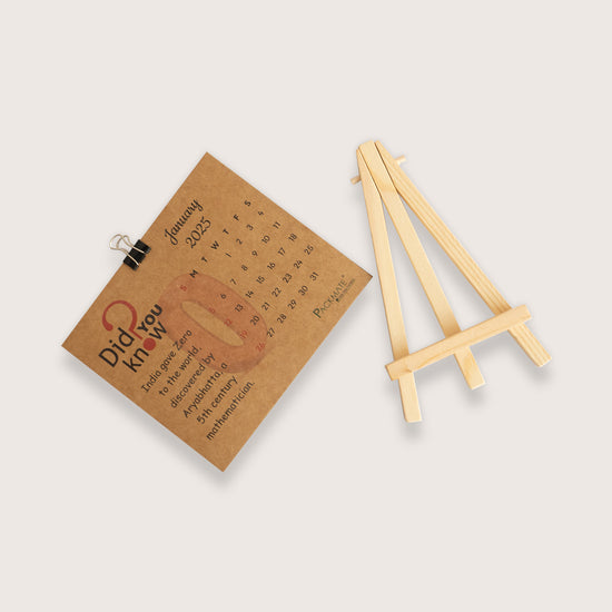 Packmate Calendar | 2025 (Pack of 2)  Made From 100% Recycled Paper