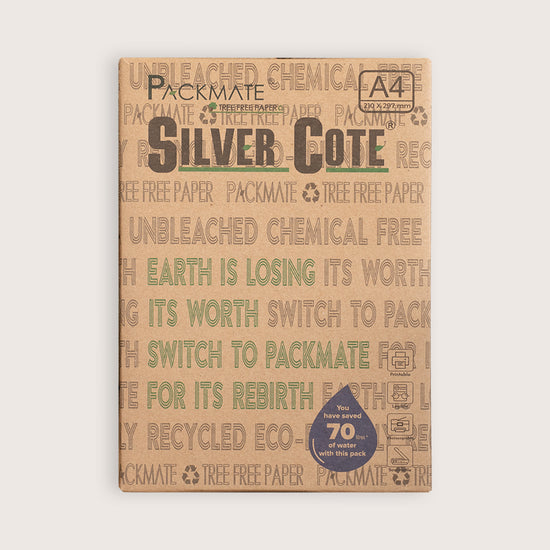 Packmate A4 Copier Combo (1 Silvercote + 1 Gold) Made From 100% Recycled Paper