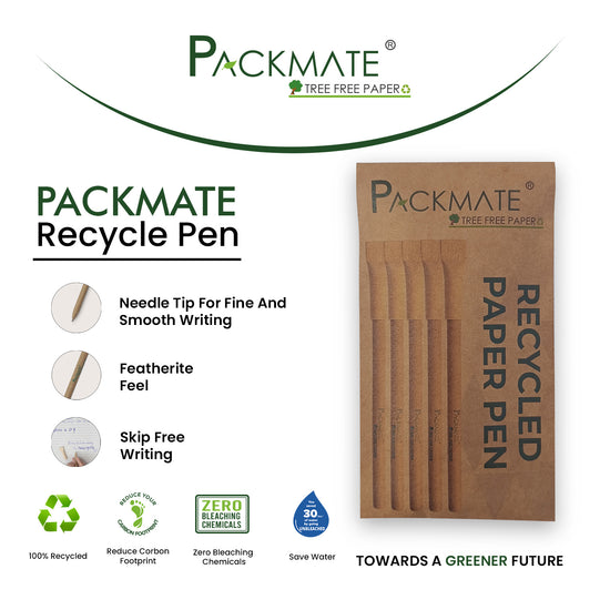 Packmate Recyclingpapier-Stifte (5er-Pack)
